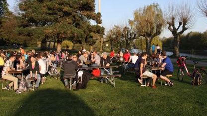 Biergarten am Staden in Saarbrücken