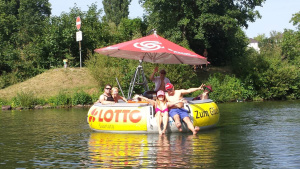 BBQ-Donuts on the Saar.