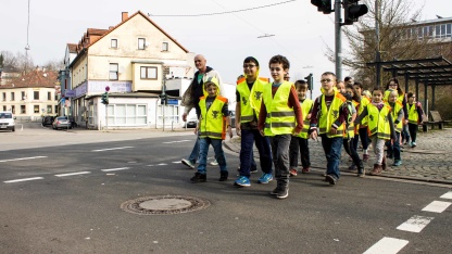 Leuchtturmprojekt "Schulwegsicherheit" des Verkehrsentwicklungsplans 