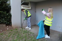 Siedlung Cleanup Day 2023 im unteren Malstatt, Stromstraße