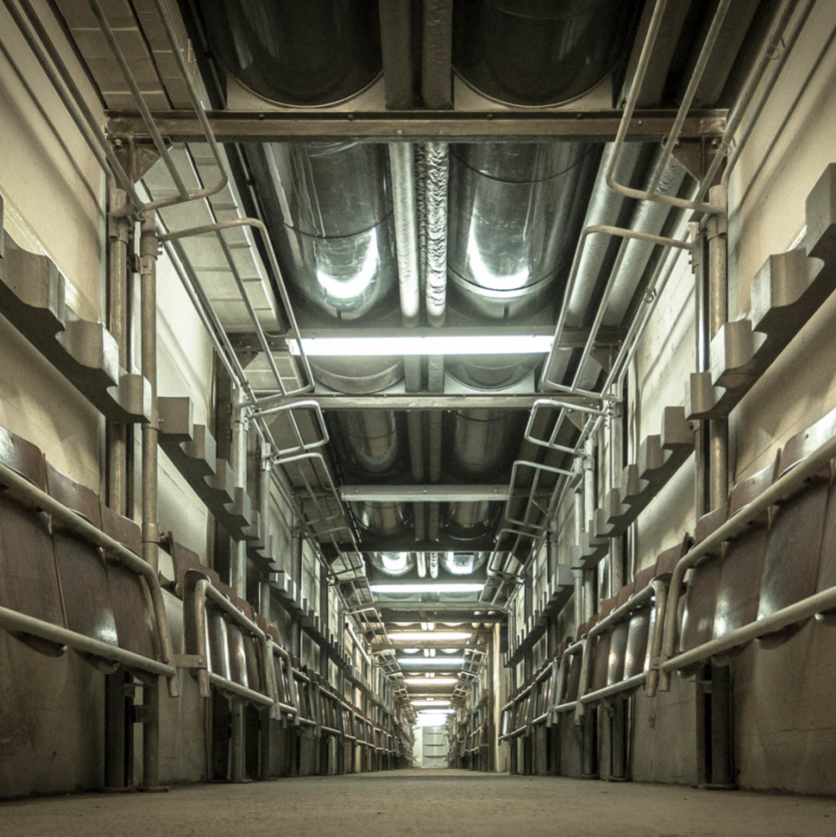 Impression im Inneren der Zivilschutzanlage Güdingen