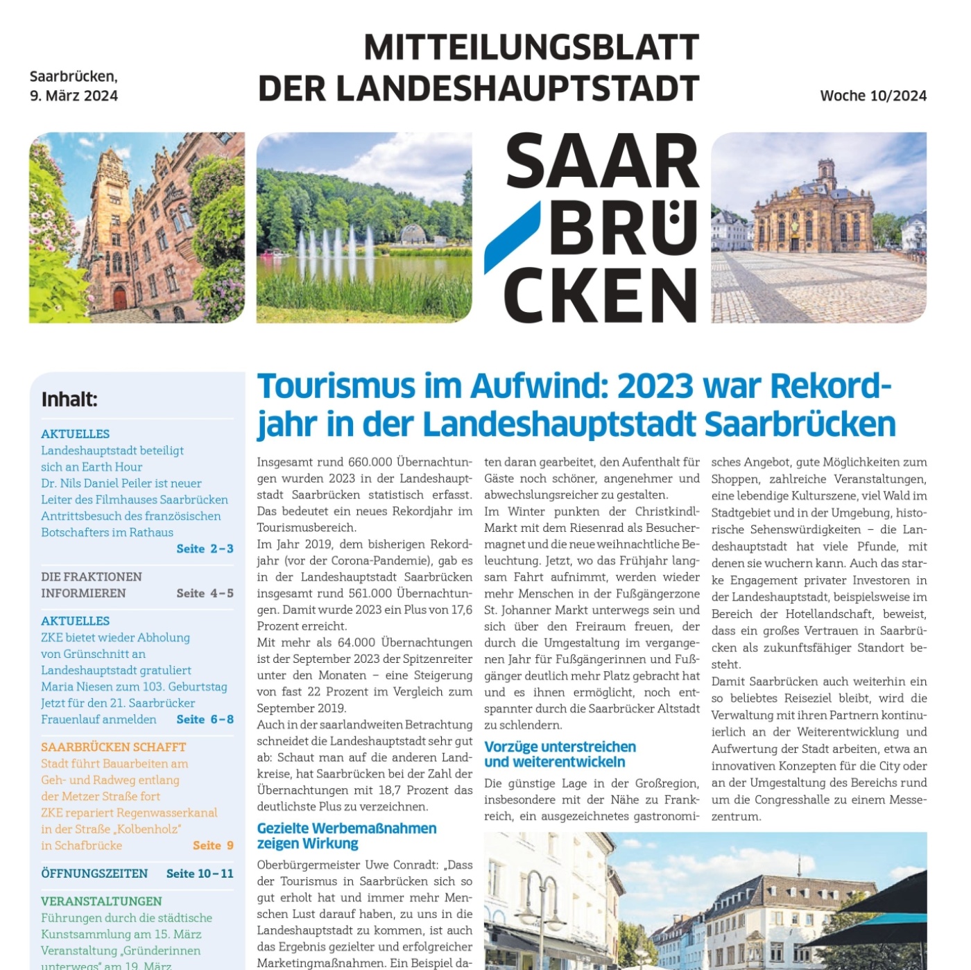 Mitteilungsblatt (9. März)