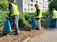 World Cleanup Day: Siedlungsgesellschaft, unterwegs auf dem Rodenhof