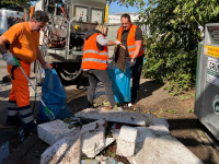 Impressionen vom World Cleanup Day in Saarbrücken 2024