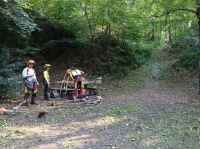 World Cleanup Day: Grünamt unterwegs am Brennenden Berg in Dudweiler