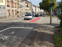 Breite Straße Radstreifen