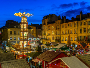 Inspire Metz Weihnachtsmarkt auf der Place St. Louis in Metz