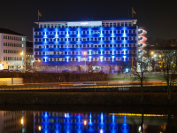 Blaue Gebäude FFMOP47 