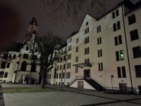 Ausgeschaltete Beleuchtung zur Earth Hour 2026 in Saarbrücken